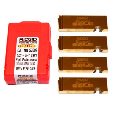 KIERRETERÄT UNIVERSAL BSPT 1/2"-3/4" TIN RIDGID GOLD 57082 KIERRETERÄT UNIVERSAL BSPT 1/2"-3/4" TIN RIDGID GOLD 57082