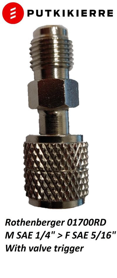 ADAPTERI UROS SAE 1/4" - NAARAS SAE 5/16" ADAPTERI UROS SAE 1/4" - NAARAS SAE 5/16"