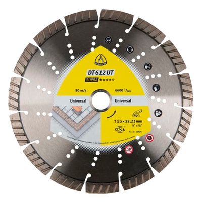 TIMANTTIKATKAISULAIKKA 125MM KLINGSPOR DT 612 UT VAKIO TURBO TIMANTTIKATKAISULAIKKA 125MM KLINGSPOR DT 612 UT VAKIO TURBO