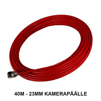 KAAPELIKELA KAAPELILLA 40M - 6,8MM PUNAINEN TVB-TECH