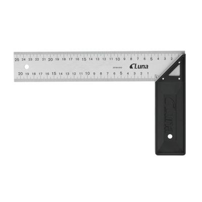 SUORAKULMA 300MM ALU/RST LUNA