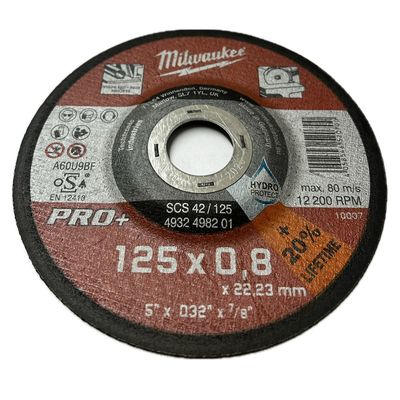 KATKAISULAIKKA 125MM x 0,8MM x 22,23 KUPERA MILWAUKEE SC42 PRO+