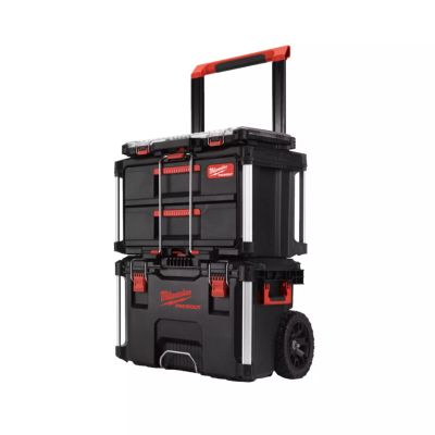 KULJETUSKÄRRY JA 2-OS VETOLAATIKKO MILWAUKEE PACKOUT