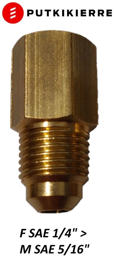 ADAPTERI NAARAS SAE 1/4" - UROS SAE 5/16"
