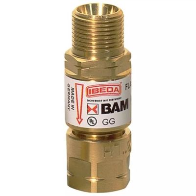 TAKATULISUOJA KAHVAAN IBEDA GG-0 1/4"x1/4" ASETYLEENI/ PROPAANI