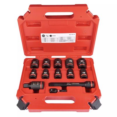 HYLSYSARJA 1/2" 10-24MM 10-OS MILWAUKEE SHOCKWAVE HYLSYSARJA 1/2" 10-24MM 10-OS MILWAUKEE SHOCKWAVE