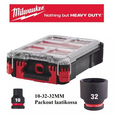 KONEHYLSYSARJA 1/2" 10-32MM MILWAUKEE + PACKOUT KONEHYLSYSARJA 1/2" 10-32MM MILWAUKEE + PACKOUT
