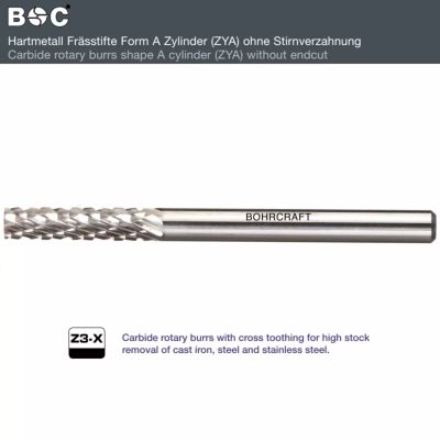 KOVAMETALLIVIILA 3MM - 6MM MUOTO A BOHRCRAFT ZYA Z3-X KOVAMETALLIVIILA 3MM - 6MM MUOTO A BOHRCRAFT ZYA Z3-X