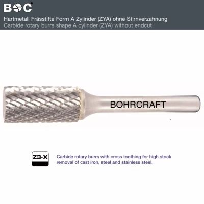 KOVAMETALLIVIILA 6MM - 12MM MUOTO A BOHRCRAFT ZYA Z3-X KOVAMETALLIVIILA 6MM - 12MM MUOTO A BOHRCRAFT ZYA Z3-X