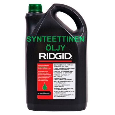 KIERTEYTYSÖLJY SYNTEETTINEN 5L RIDGID KIERTEYTYSÖLJY SYNTEETTINEN 5L RIDGID