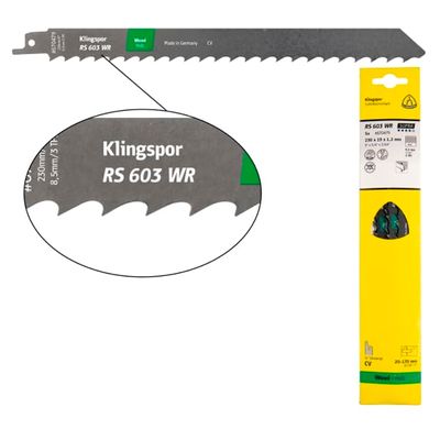 PUUKKOSAHANTERÄ 300MM - 3TPI PUU/MUOVI KLINGSPOR RS 603 WR SUPRA