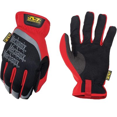 MECHANIX HANSKAT FASTFIT 02 MUSTA/PUNAINEN L
