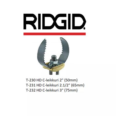 AVAUSKÄRKI 16MM RIDGID T-232 RASVAKAAVIN HD 76MM AVAUSKÄRKI 16MM RIDGID T-232 RASVAKAAVIN HD 76MM