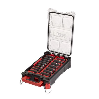 HYLSYSARJA 1/2" 10-24MM PITKÄ 16-OS MILWAUKEE PACKOUT