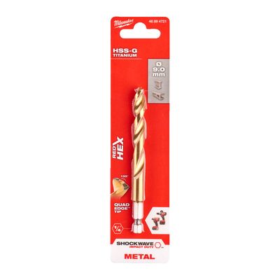 METALLIPORA SW HSS-G TIN 9,0MM MILWAUKEE METALLIPORA SW HSS-G TIN 9,0MM MILWAUKEE