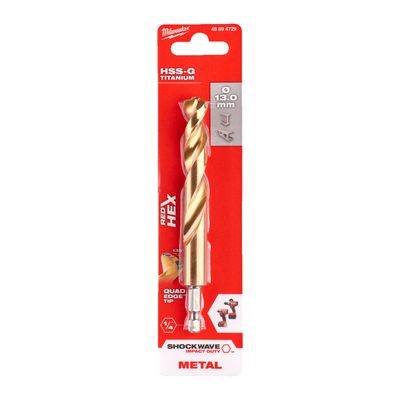 METALLIPORA SW HSS-G TIN 13,0MM MILWAUKEE METALLIPORA SW HSS-G TIN 13,0MM MILWAUKEE