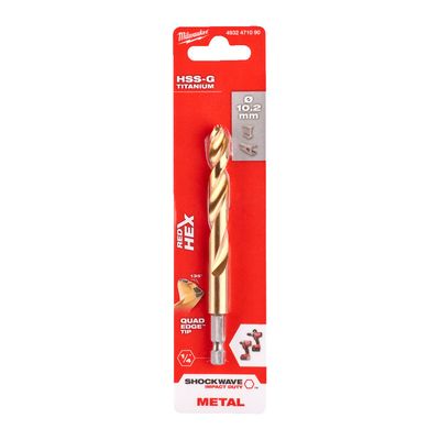 METALLIPORA SW HSS-G TIN 10,2MM MILWAUKEE METALLIPORA SW HSS-G TIN 10,2MM MILWAUKEE