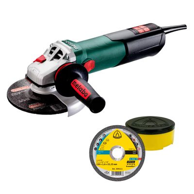 KULMAHIOMAKONE 150MM - 1700W NOPEUDENSÄÄDÖLLÄ METABO WEV 17-150 QUICK