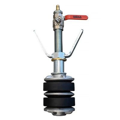 KORKEAPAINE SULKUTULPPA MECH. DN200 LÄPIVIRTAUS