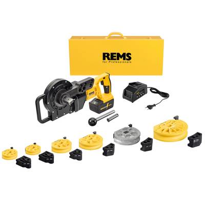 AKKUPUTKENTAIVUTUSKONE 15-28MM REMS CURVO 22V SIS. 2x5.0AH AKKU JA PIKALATURI 