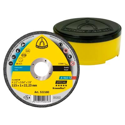KATKAISULAIKKA 125MM x 1MM x 22,23 SUORA KLINGSPOR A 960 TZ KATKAISULAIKKA 125MM x 1MM x 22,23 SUORA KLINGSPOR A 960 TZ