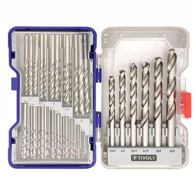 PORANTERÄSARJA 1-13MM HSS-G TIVOLY 100-OS. PORANTERÄSARJA 1-13MM HSS-G TIVOLY 100-OS.