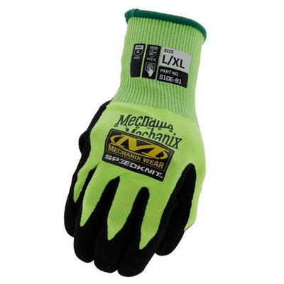 SAFETY TYÖMECHANIX HANSKAT HI-VIZ SPEEDKNIT UTILITY SIZE XL