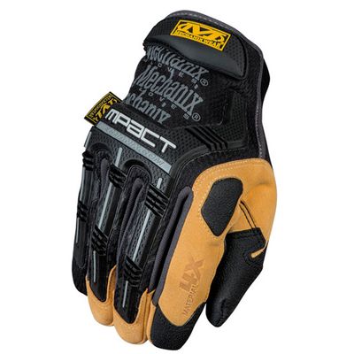 MECHANIX HANSKAT M-PACT 4X MUSTA/RUSKEA M MECHANIX HANSKAT M-PACT 4X MUSTA/RUSKEA M