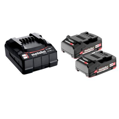 AKKUSARJA CAS 18V 2X2AH LI-ION + LATURI SC30 METABO AKKUSARJA CAS 18V 2X2AH LI-ION + LATURI SC30 METABO