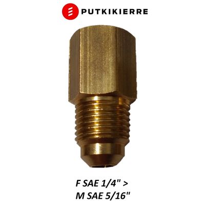 ADAPTERI NAARAS SAE 1/4" - UROS SAE 5/16"