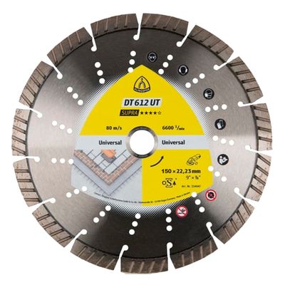 TIMANTTIKATKAISULAIKKA 150MM KLINGSPOR DT 612 UT VAKIO TURBO TIMANTTIKATKAISULAIKKA 150MM KLINGSPOR DT 612 UT VAKIO TURBO