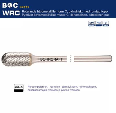 KOVAMETALLIVIILA 6MM - 12MM MUOTO C PITKÄ 175MM BOHRCRAFT WRC Z3-X KOVAMETALLIVIILA 6MM - 12MM MUOTO C PITKÄ 175MM BOHRCRAFT WRC Z3-X