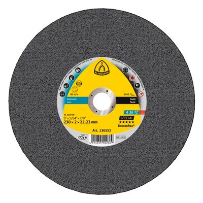KATKAISULAIKKA 230MM x 2,2MM x 22,23MM SUORA KLINGSPOR A 36 TZ KATKAISULAIKKA 230MM x 2,2MM x 22,23MM SUORA KLINGSPOR A 36 TZ