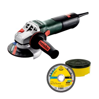 KULMAHIOMAKONE 125MM - 1100W METABO W 11-125 QUICK KULMAHIOMAKONE 125MM - 1100W METABO W 11-125 QUICK