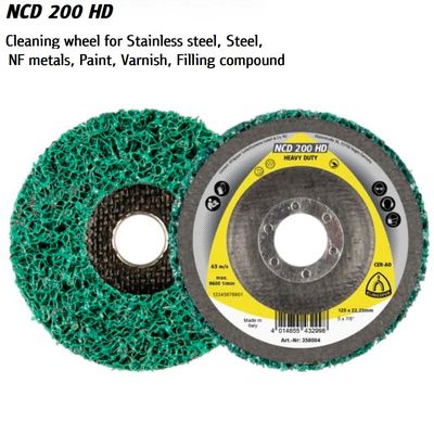 PUHDISTUSLAIKKA 125MM ERITTÄIN KARKEA ALUMIINIOKSIDI KLINGSPOR NCD 200HD