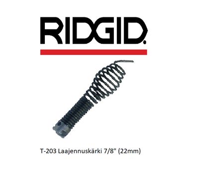 AVAUSKÄRKI 16MM RIDGID T-203 LAAJENNUSKÄRKI 22MM