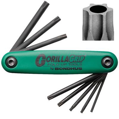 TAITTOAVAINSARJA REIKÄ TORX TR9-TR40 BONDHUS TR-TF8 GORILLAGRIP TAITTOAVAINSARJA REIKÄ TORX TR9-TR40 BONDHUS TR-TF8 GORILLAGRIP