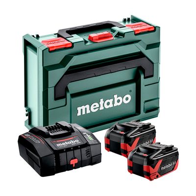 AKKUSARJA CAS 18V 2x8AH LIHDX + PIKALATURI ASC 290 METABO AKKUSARJA CAS 18V 2x8AH LIHDX + PIKALATURI ASC 290 METABO