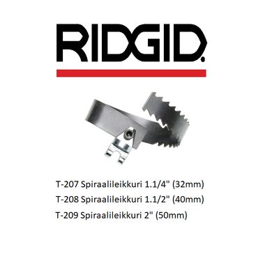 AVAUSKÄRKI 16MM RIDGID T-207 SPIRAALILEIKKURI 32MM