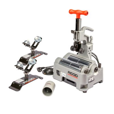 RIDGID PC116 SÄHKÖPUTKILEIKKURI + PUTKITUET + JYRSIN