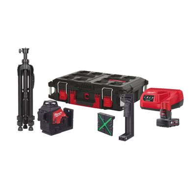 RISTILINJALASER SARJA MILWAUKEE M123PLSKIT-401P RISTILINJALASER SARJA MILWAUKEE M123PLSKIT-401P