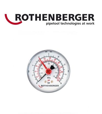 ROTHENBERGER RP 50-S 0-16bar MITTARI ROTHENBERGER RP 50-S 0-16bar MITTARI