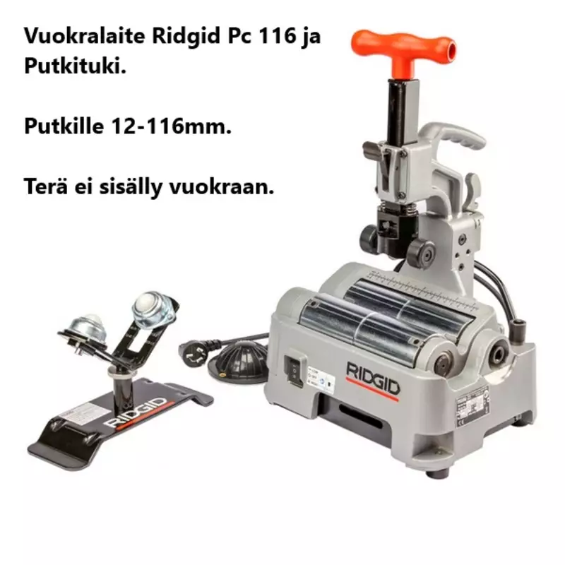 VUOKRALAITE RIDGID PC 116 ILMAN TERÄÄ