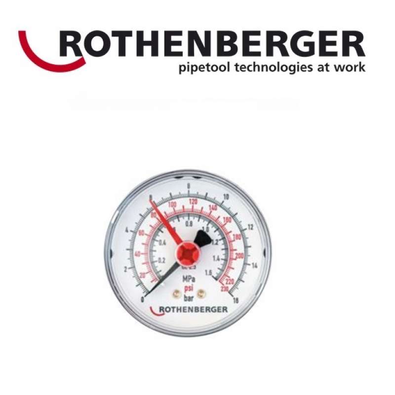 ROTHENBERGER RP 50-S 0-16bar MITTARI